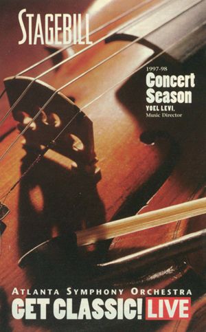 Atlanta Symphony Orchestra concert program, 1997-10-30/1997-11-01