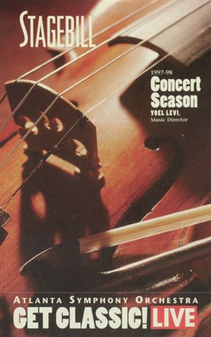 Atlanta Symphony Orchestra concert program, 1998-02-13/1998-02-14