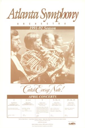 Catch Every Note: 1991-1992 Concert Season
