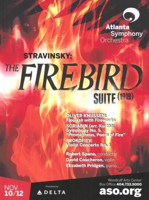 Stravinsky: The Firebird Suite (1919), Nov 10 & 12