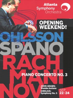 Opening Weekend: Ohlsson, Spano, Rachmaninov, Sept. 22 & 24