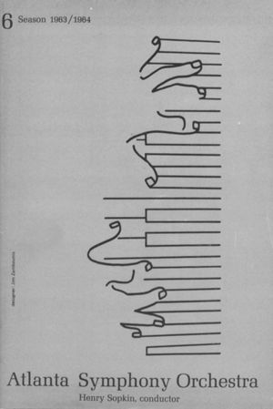 Atlanta Symphony Orchestra concert program, 1964-01-11