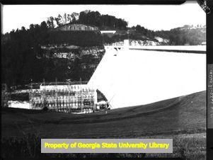 Norris Dam soon after its completion, Anderson and Campbell County, Tennessee, 1936