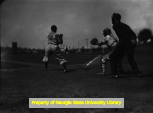 Baseball game for the Atlantic Steel Team, Atlanta, Georgia, circa late 1930s or early 1940s