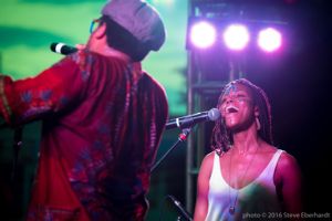 Dashill Smith and Brenda Moorer from Mausiki Scales & The Common Ground Collective singing; StillImage