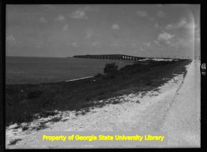 The Overseas Highway connecting the Keys to the rest of Florida, June 1939