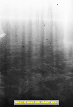 Aerial photograph of the outskirts of Atlanta, Georgia, circa late 1930s or early 1940s