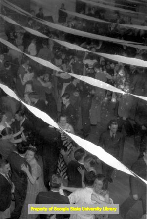 High school dance, Atlanta, Georgia, circa late 1930s or early 1940s