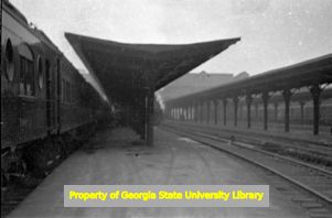 Platform at Terminal Station, Atlanta, Georgia, circa late 1930s or early 1940s