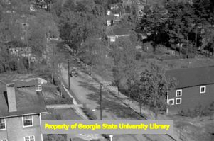 Suburban street, Atlanta, Georgia, circa late 1930s or early 1940s