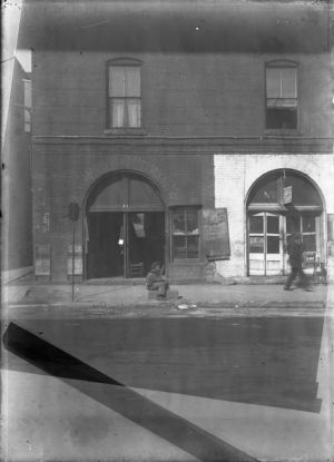 Sol Avzaradee's Shoe Repair, 61 Central Avenue SW, Atlanta, Georgia, circa 1927.