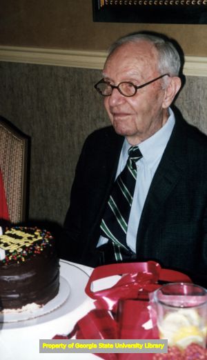 Ernest Welch at his 101st birthday celebration, Atlanta, Georgia, May 3, 2007.