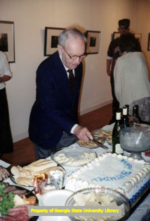 Ernest Welch at his 97th or 98th (?) birthday celebration, Atlanta, Georgia, May 3, 2003 or 2004 (?).