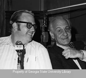 John Moore interviewing Hans Conried