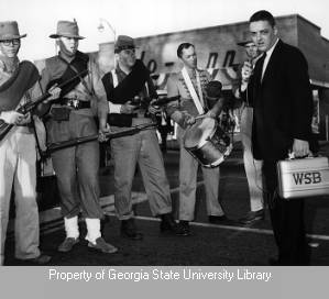 Bill Foster reporting on a Civil War event