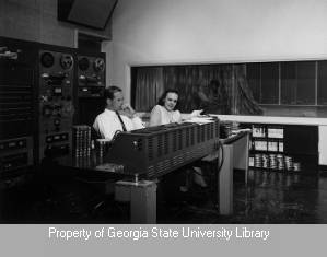 Lois Hanevold in WSB control room