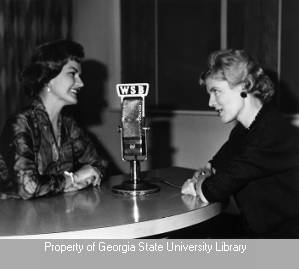 Audrey Tittle interviewing Lila Masson