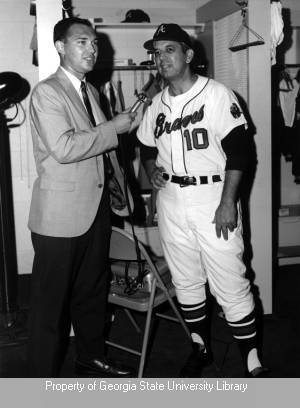 Phil Schaefer interviewing Bobby Bragan