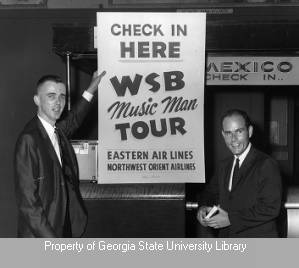 Jerry Vandeventer promoting WSB Music Man Tour