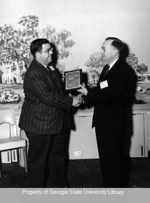 Jimmy Dunaway receiving a farm safety award