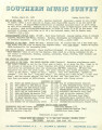 Southern Music Survey, 1964-03-30