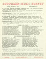 Southern Music Survey, 1964-12-07