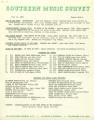 Southern Music Survey, 1963-07-15