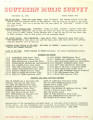 Southern Music Survey, 1963-09-16