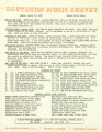 Southern Music Survey, 1964-03-16