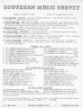 Southern Music Survey, 1965-12-06