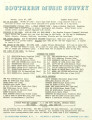 Southern Music Survey, 1964-04-27