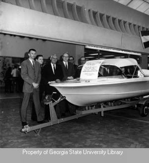 Boat contest at Greenbriar Mall
