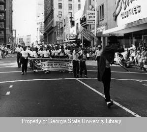 John Doolittle with Boys Club at Fourth of July parade