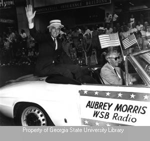 Aubrey Morris in Fourth of July parade