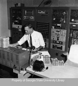 WSB engineer at console during election coverage