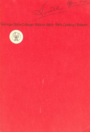 Catalog/Bulletin, Georgia State College, 1968-1969