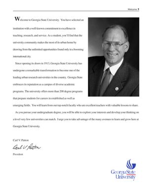 Undergraduate Catalog, Georgia State University, 2004-2005