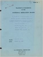Aircraft Mechanics Fraternal Organization vs. Eastern, United, and Seaboard World Airlines, Volume 06, 1964-1965