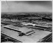 Eastern Air Lines base from above, circa 1950s