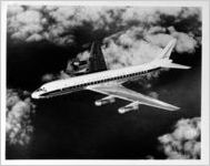 Eastern Air Lines plane in flight, circa 1960s