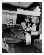 Mother and daughter in Eastern Air Lines' Mexico Silversleeper, circa 1940s