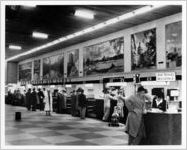 Eastern Air Lines customer service desk, circa 1950s