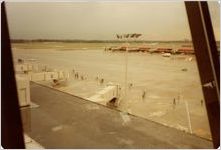Eastern Air Lines gates at the William B. Hartsfield Atlanta International Airport, 1980