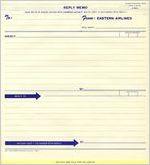 Eastern Air Lines stationery [reply memo], circa 1970s