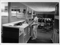Eastern Air Lines departure gate at the Atlanta International Airport, circa 1980