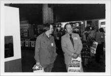 Press members at Eastern Air Lines press conference, circa 1970s