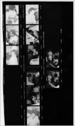 Eastern Air Lines reservations and sales agents [contact sheet], circa 1970s