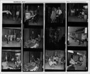 Event celebrating Eastern Air Lines' inaugural flight out of LAX [Los Angeles Airport] [contact sheet], 1969