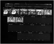 Eastern Air Lines employees presenting donation checks [contact sheet], circa 1980s