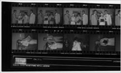 Presentation of plaques to Eastern Air Lines employees [contact sheet], circa 1980s